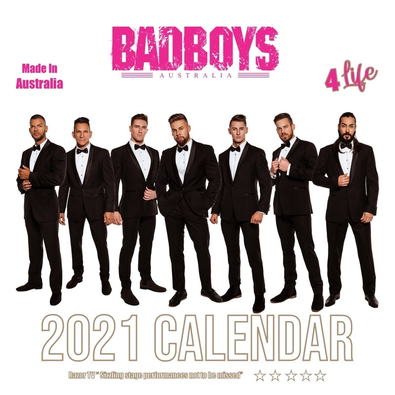 Badboys Australia 2021 Calendar Badboys Australia 2021 Calendar