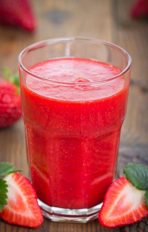 Jugo de fresa