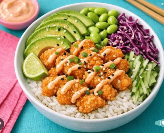 POKE BOWLS POLLO CRISPY