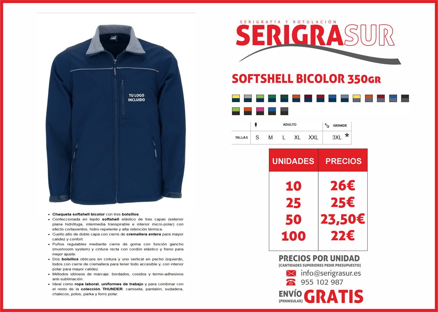 Promoción Softshell