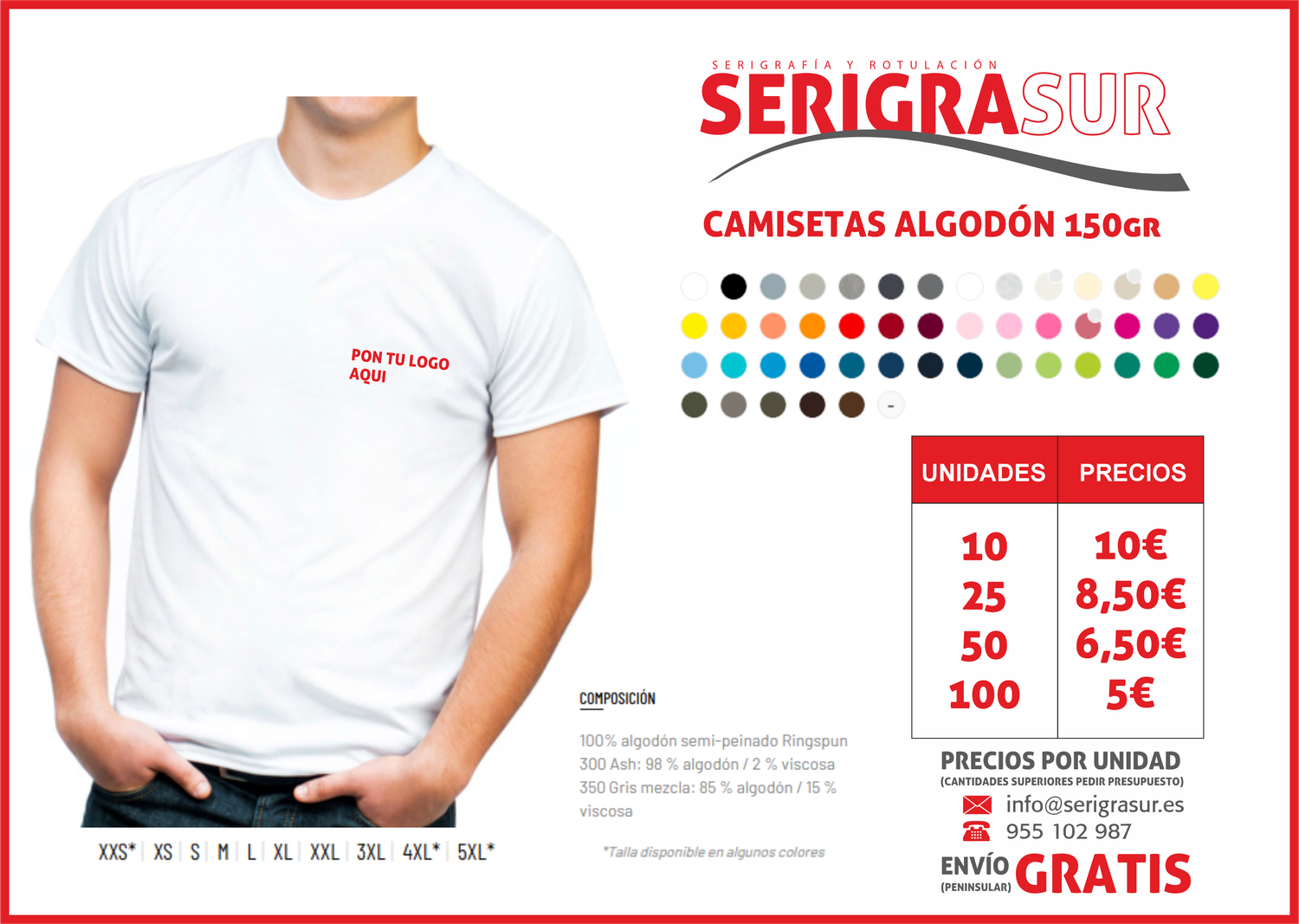 Promoción Camisetas