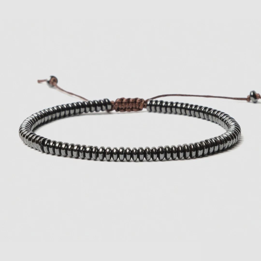 Men's Hermatite Stone Bracelet