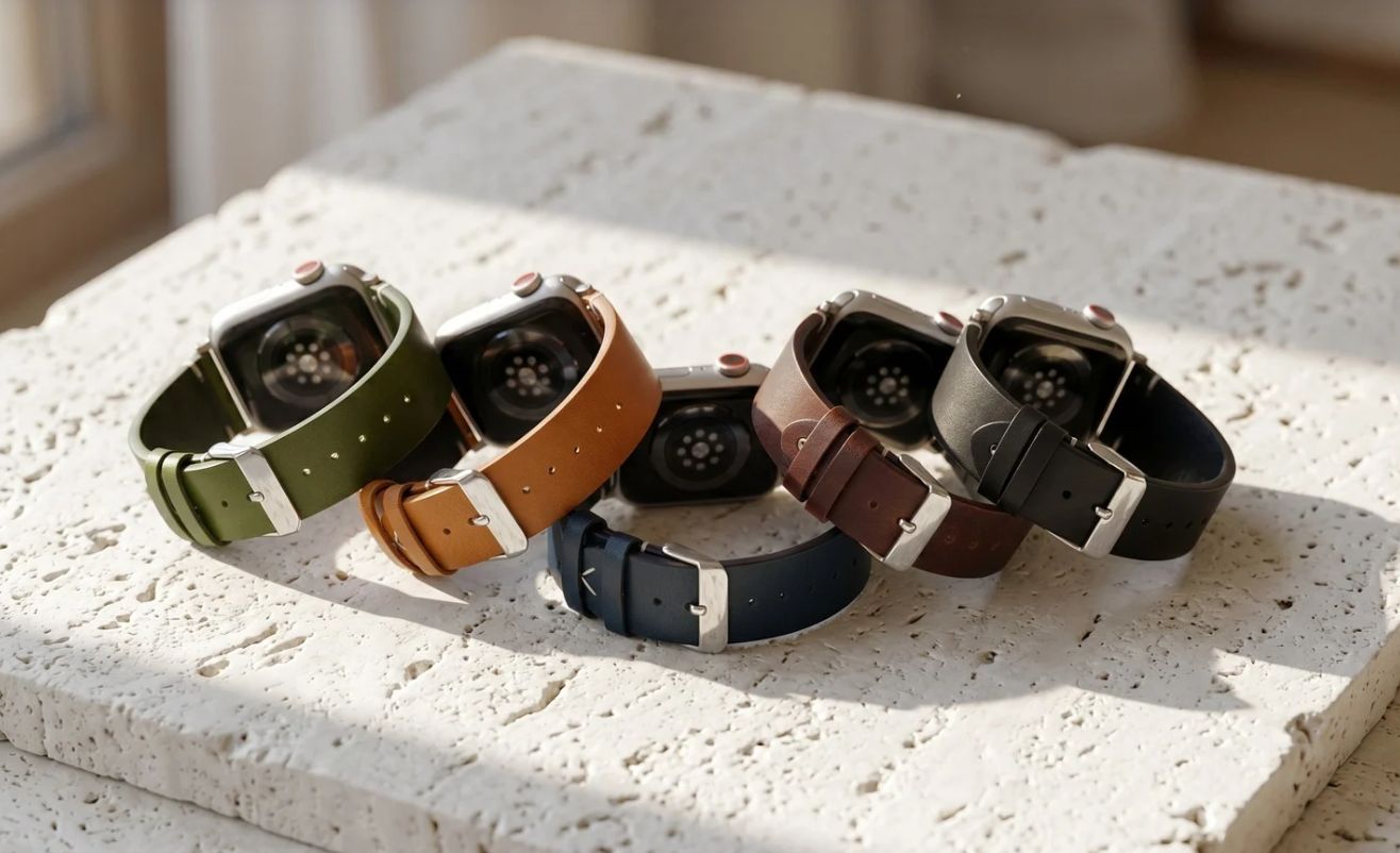 Men’s Leather Apple Watch Strap