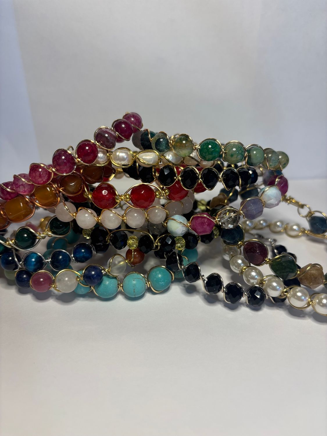 Duchess Wire Wrapped Bracelets