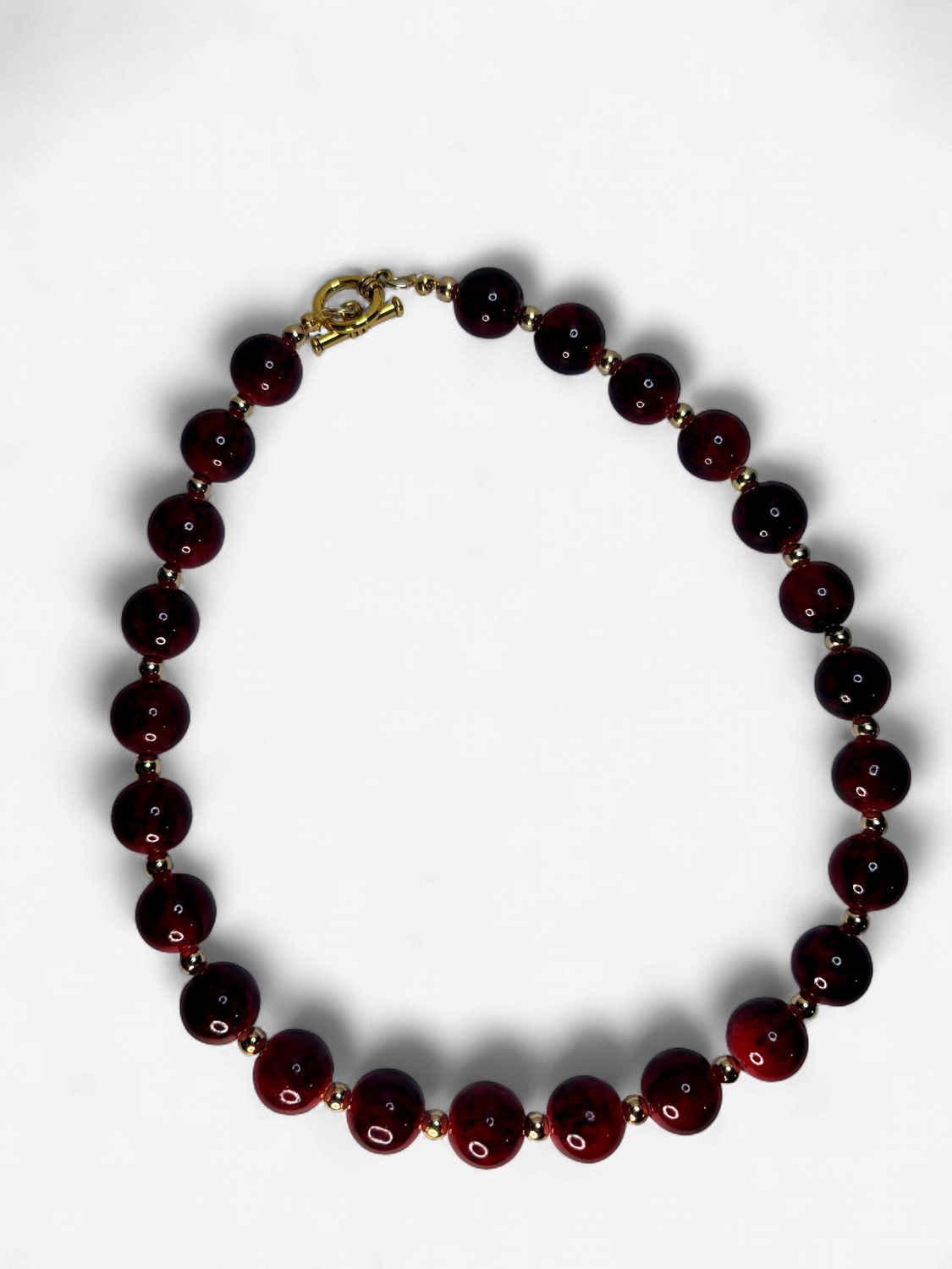 Waverly-Red Agate Necklace
