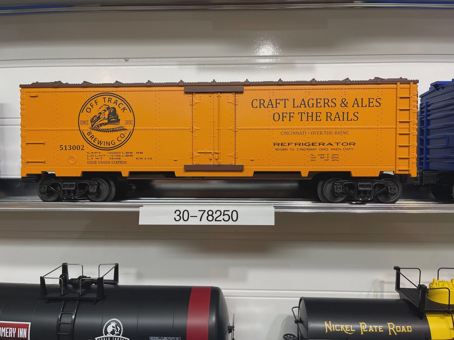 30-78250 - Off Track Brewing Co. Modern Reefer Car