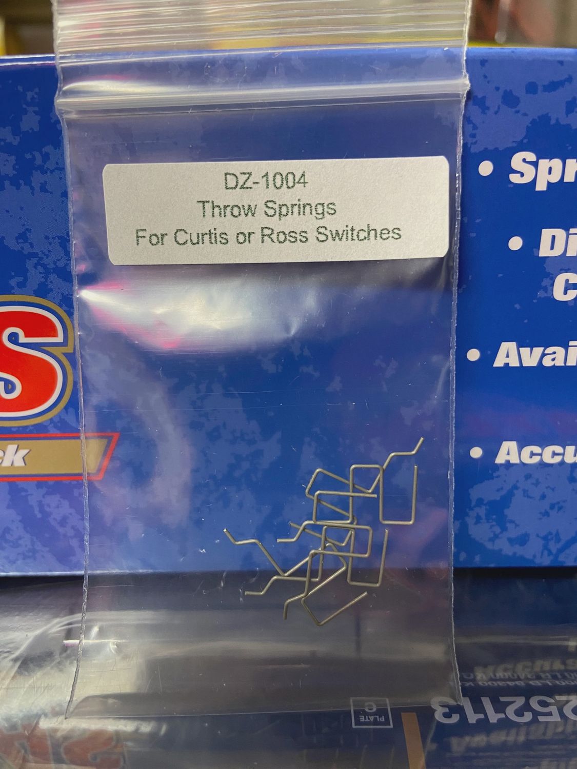 DZ-1004 - Switch Throw Springs / Ross &amp; Curtis