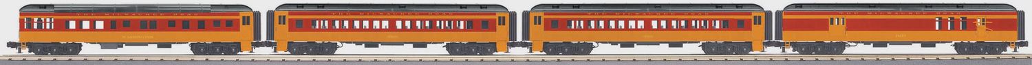 30-69224 - Milwaukee Road 4-Car 60' Madison Passenger Set