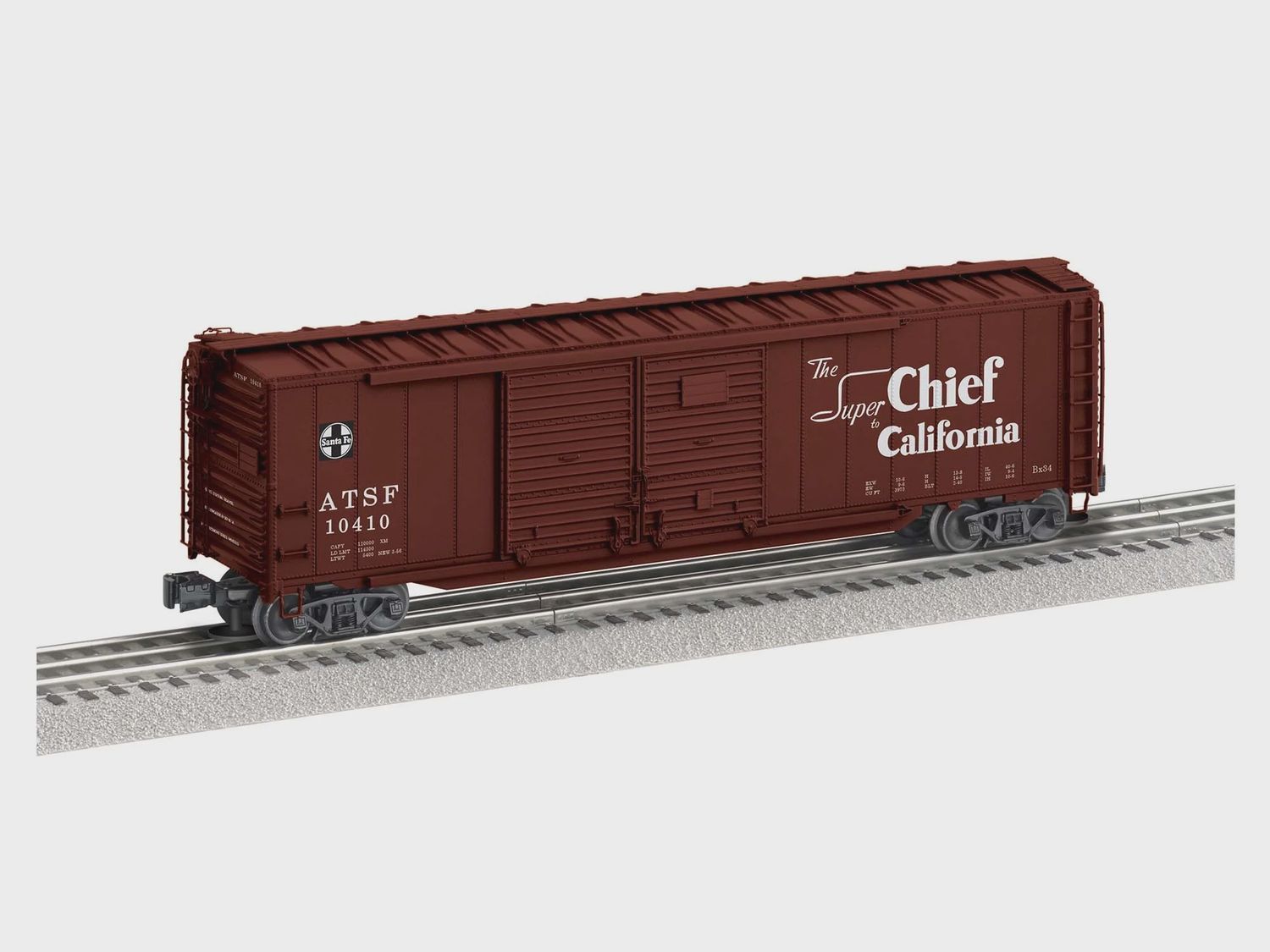 1926444 - O GAUGE SANTA FE 50' DOUBLE DOOR BOXCAR #10410 SUPERCHIEF