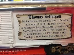6-39340 - THOMAS JEFFERSON BOXCAR