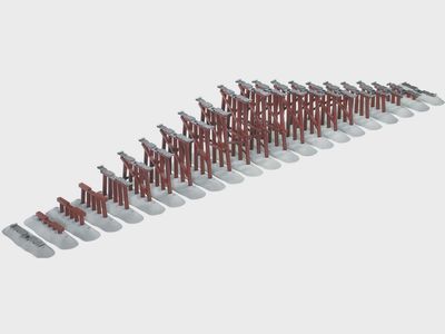 6-12037 - FASTRACK GRADUATED TRESTLE SET