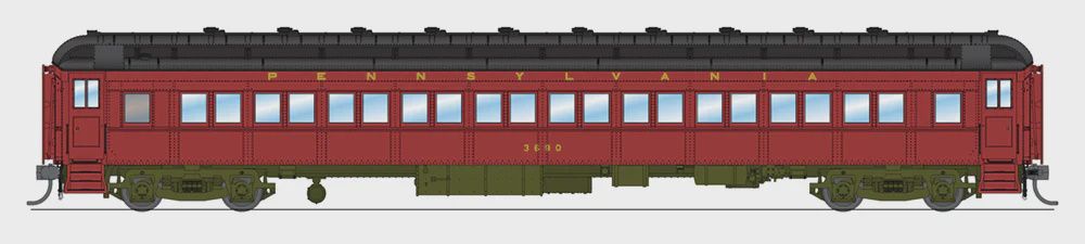 6427 - PRR P70 COACH, NO AC, 1939-1941 APPEARANCE, SINGLE CAR #1803
