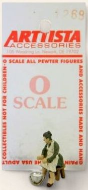 A1268 - Woman to Milk Cow