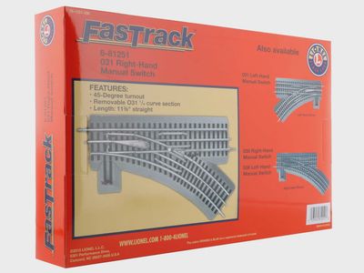 6-81251 - FasTrack Manual O-31 Right Hand Switch