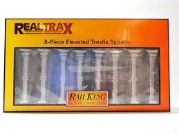 40-1137 - RealTrax 8 Piece Elevated Subway Trestle Set