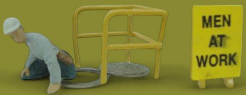 a1438 - Man Leaving Manhole