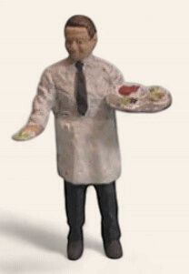 a1631 - Waiter - Arttista Figure