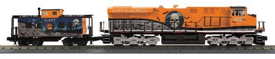 30-20975-1 - ES44AC Imperial Diesel &amp; Caboose Set With Proto-Sound 3.0 -  Halloween Locomotive Cab No. 1031