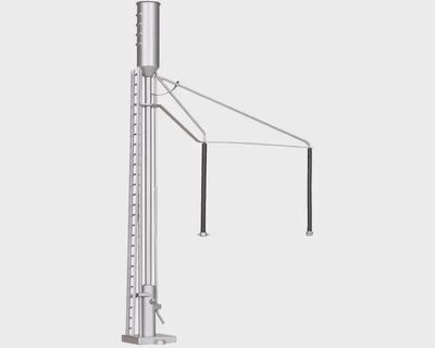 66921 - SCALE SANDING TOWER UNLETTERED (SILVER)