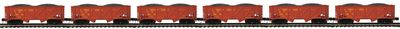20-92349 - Union Pacific 6-Car 34’ Composite Hopper Car Set - Nos. 88726, 88738, 88765, 88791, 88822, 88831