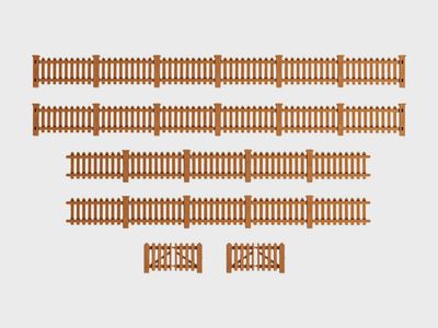 1930160 - Brown Picket Fence