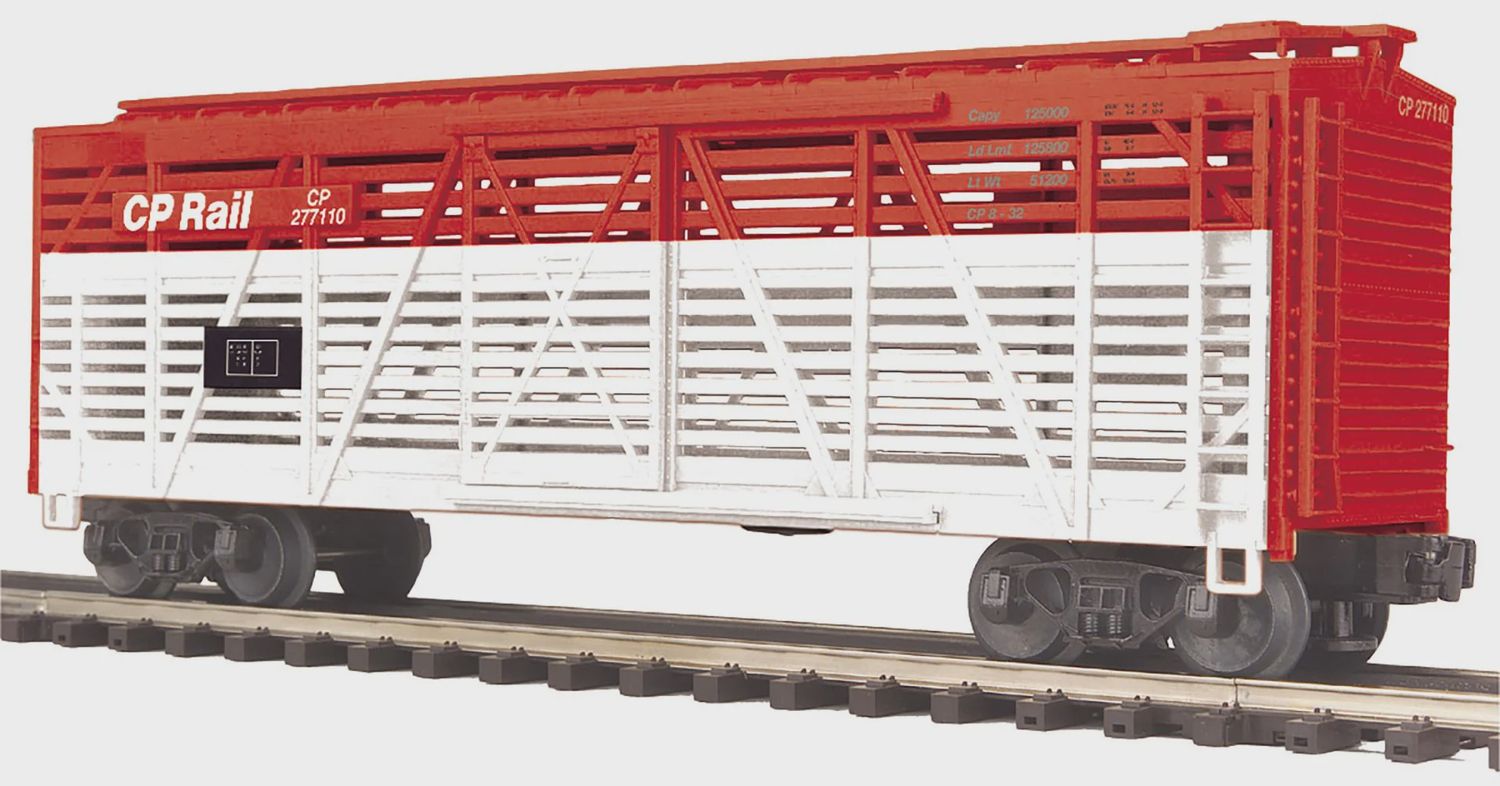 20-94732 - CP Rail O Scale Premier Steel Sided Stock Car