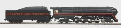80-3265-1 - Norfolk &amp; Western HO Scale MTH HO 4-8-4 J Steam Locomotive "Spirit of Roanoke" w/Proto-Sound 3.0