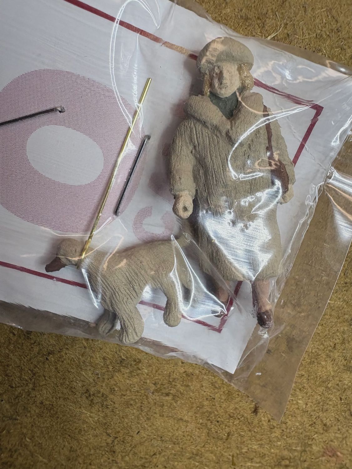 a1602 - Wealthy Woman Walking Afghan Dog