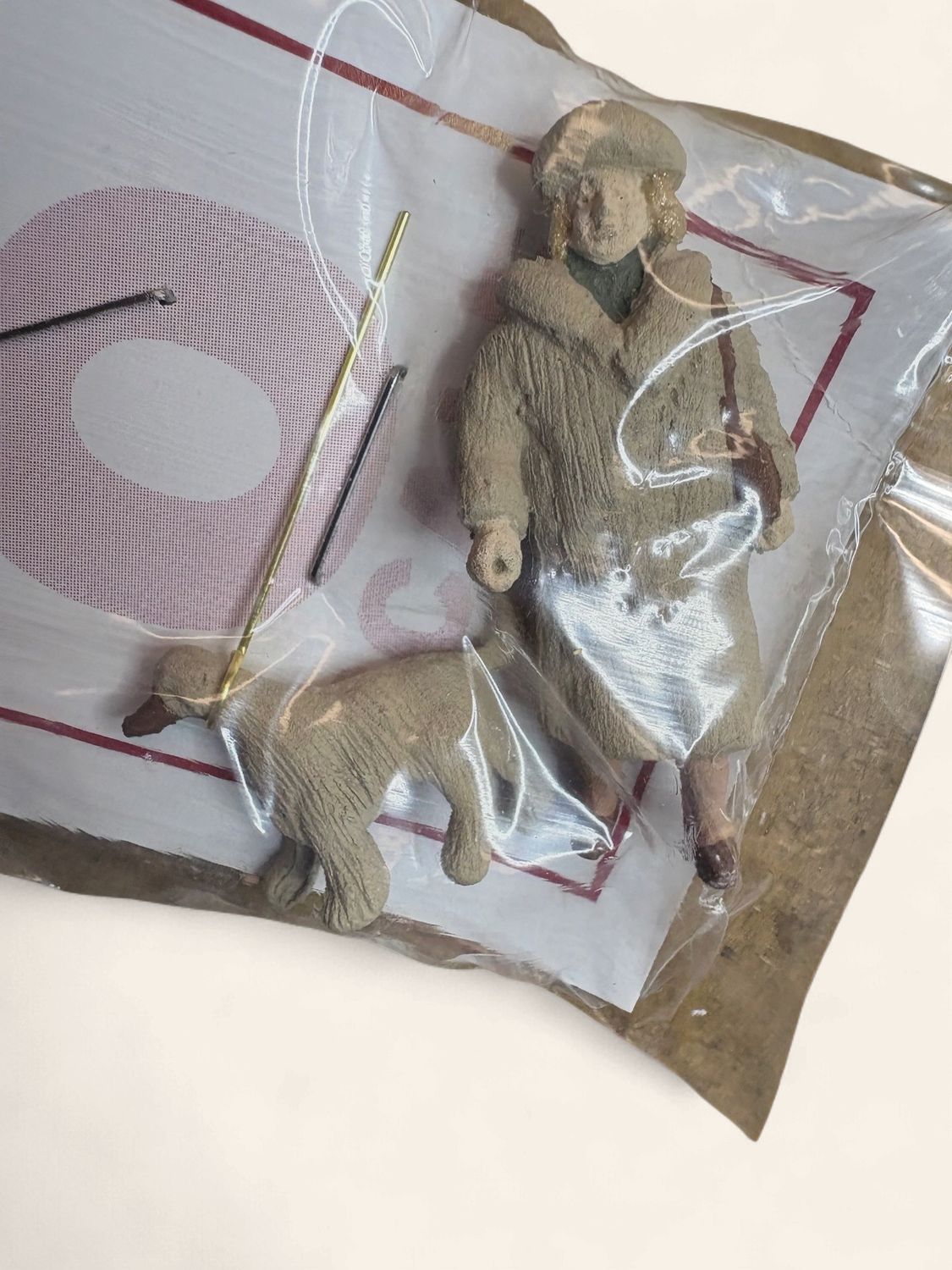 a1602 - Wealthy Woman Walking Afghan Dog