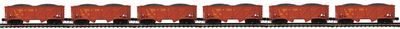 20-92348 - Union Pacific 6-Car 34’ Composite Hopper Car Set - Nos. 88721, 88728, 88747, 88803, 88811, 88815
