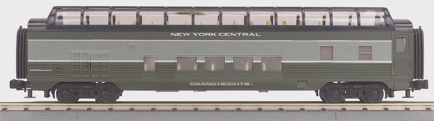 30-68247 - New York Central 60’ Streamlined Full-Length Vista Dome Car