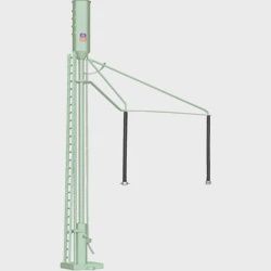 66928 - O SCALE SANDING TOWER UNION PACIFIC (MOW GREEN)