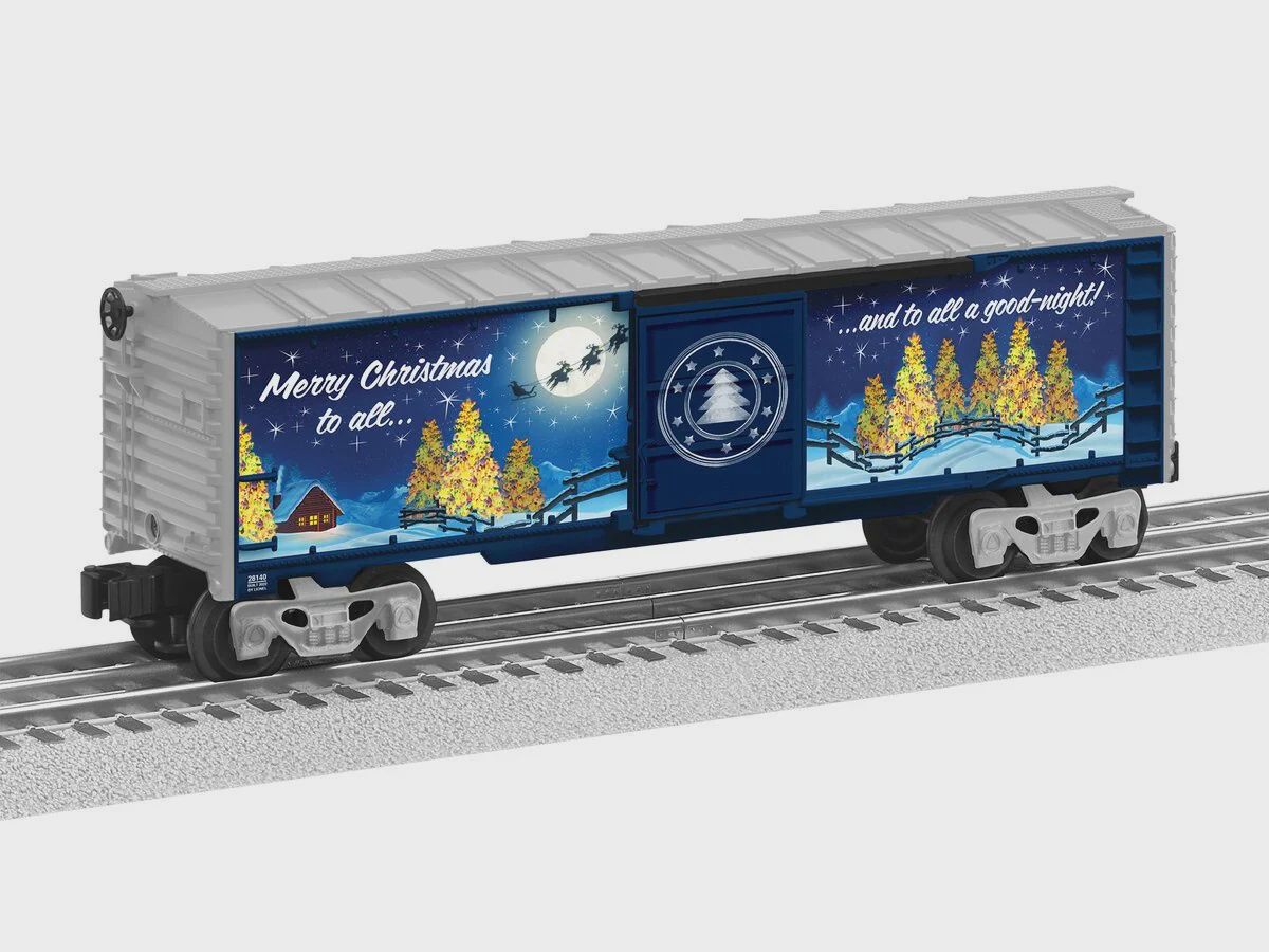 2228140 - NIGHT BEFORE CHRISTMAS ILLUMINATED BOXCAR