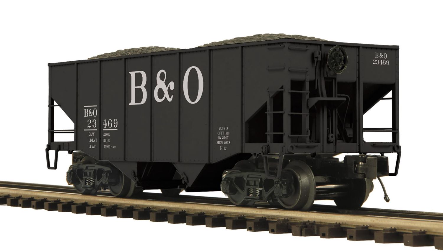 20-95707 - Baltimore &amp; Ohio 2-Bay Fish Belly Hopper Car