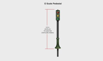 JP5664 - Pedestal Traffic Lights- O Scale
