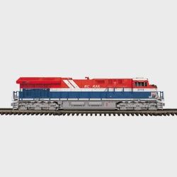 30138663 - O PREMIER ET44 LOCOMOTIVE CANADIAN NATIONAL (BC RAIL HERITAGE UNIT) 3115 (RED/WHITE/BLUE) - 3RL