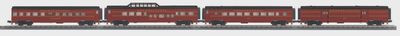 30-68252 - Pennsylvania 4-Car 60’ Streamlined Passenger Set