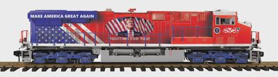 70-2191-1 - G Gauge RailKing One Gauge Donald J. Trump ES44AC Diesel Engine w/Proto-Sound 3.0