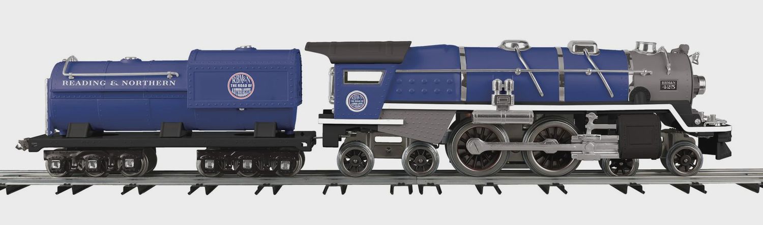 10-1369-1 - Std. Gauge Tinplate Reading &amp; Northern 400E Std. Gauge Steam Engine w/Proto-Sound 3.0