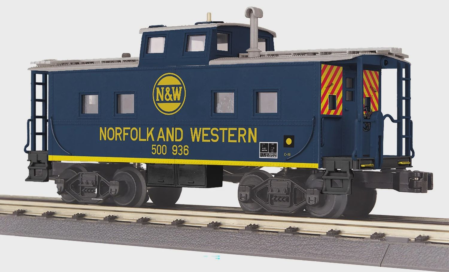 30-77420 - O Gauge RailKing Norfolk &amp; Western Steel Caboose