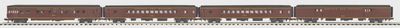 20-64263 - Norfolk &amp; Western 4-Car 70’ Streamlined Passenger Set (Smooth Sided)