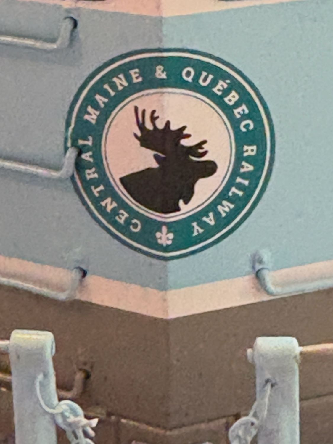 30138408S - Central Maine &amp; Quebec GP38-3 Cab # 3812 ( 3-Rail )