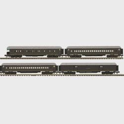 3001776A - PREMIER MADISON HEAVYWEIGHT WESTERN MARYLAND SET [BAGGAGE 134, COACH 826, COACH 828, OBSERVATION 202]