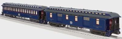 2427550 - Royal Blue Wood Passenger Car 2-Pack A