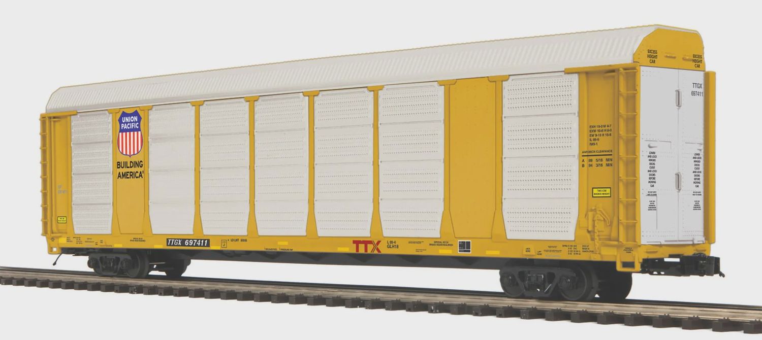 20-95821 - O Scale Premier Union Pacific Corrugated Auto Carrier