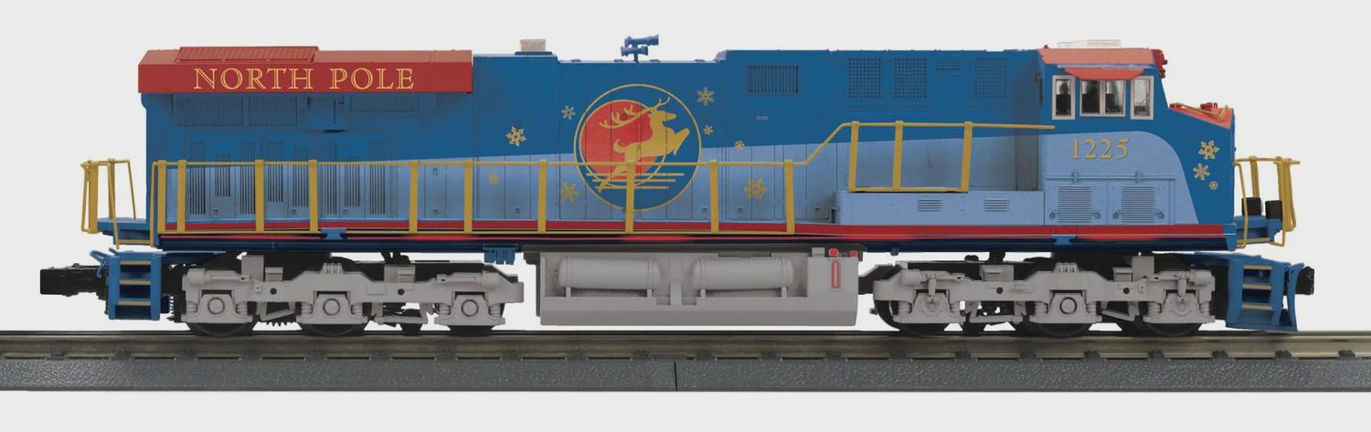 30-21327-1 - O Gauge RailKing North Pole ES44AC Imperial Diesel Engine With Proto-Sound 3.0