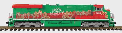 70-2189-1 - G Gauge RailKing One Gauge Christmas ES44AC Diesel Engine w/Proto-Sound 3.0