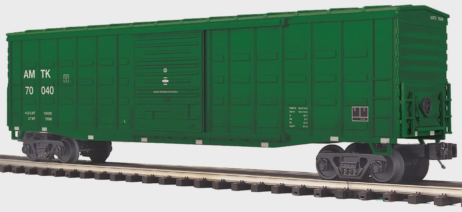 20-99482 - Amtrak 50’ Waffle Box Car - O Scale Premier