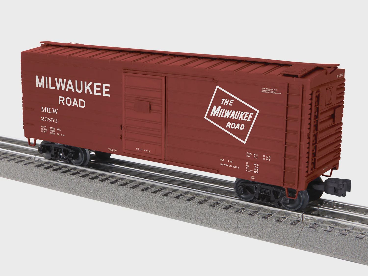 2542032 - Milwaukee Road Rib-side Boxcar #23853