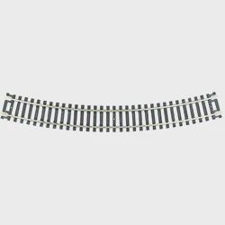 833 - HO-CODE 100 18" RADIUS TRACK (6)
